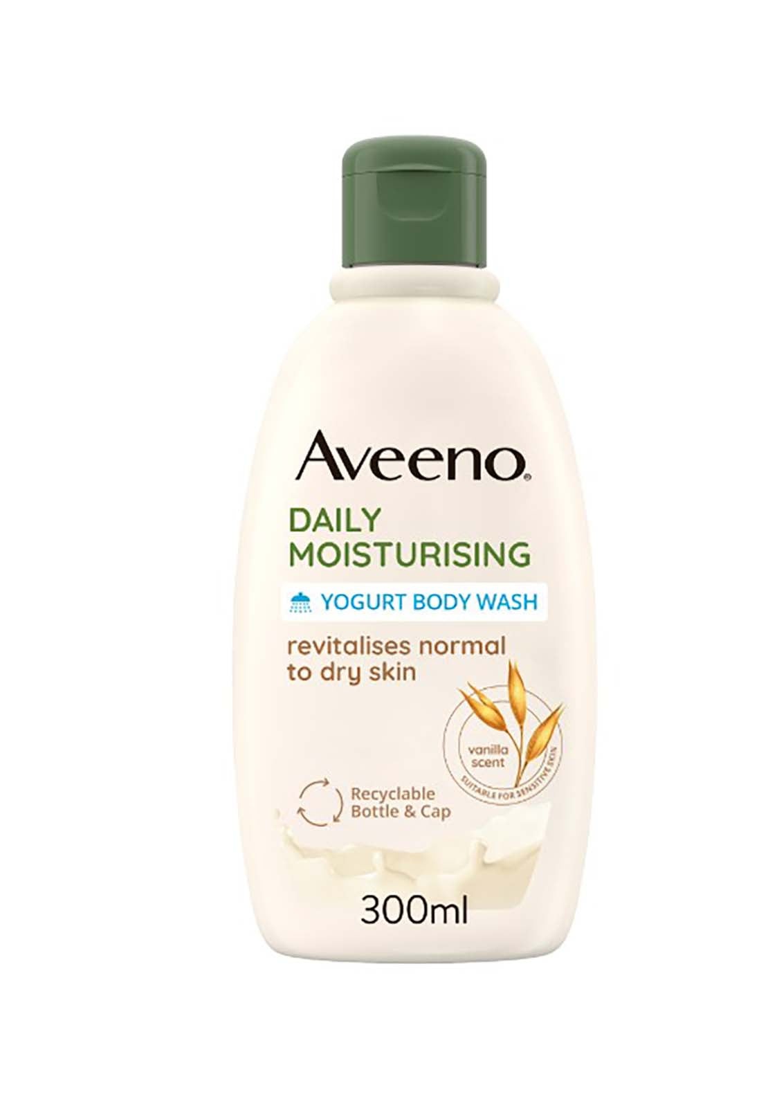 Aveeno Daily Moisturising Yogurt Body Wash - Vanilla &amp; Oat Scent 1 Shaws Department Stores