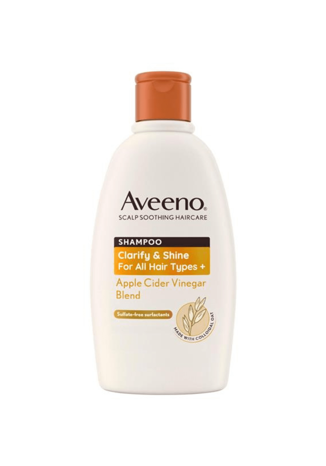 Aveeno Clarify &amp; Shine Apple Cider Vinegar Shampoo 300ml 1 Shaws Department Stores