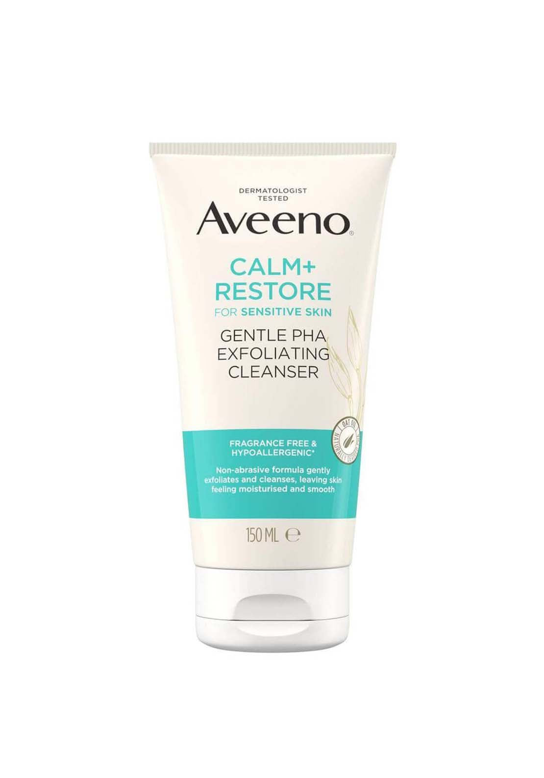 Aveeno Calm And Restore Gentle Pha Exfoliating Cleanser 150ml 1 Shaws Department Stores