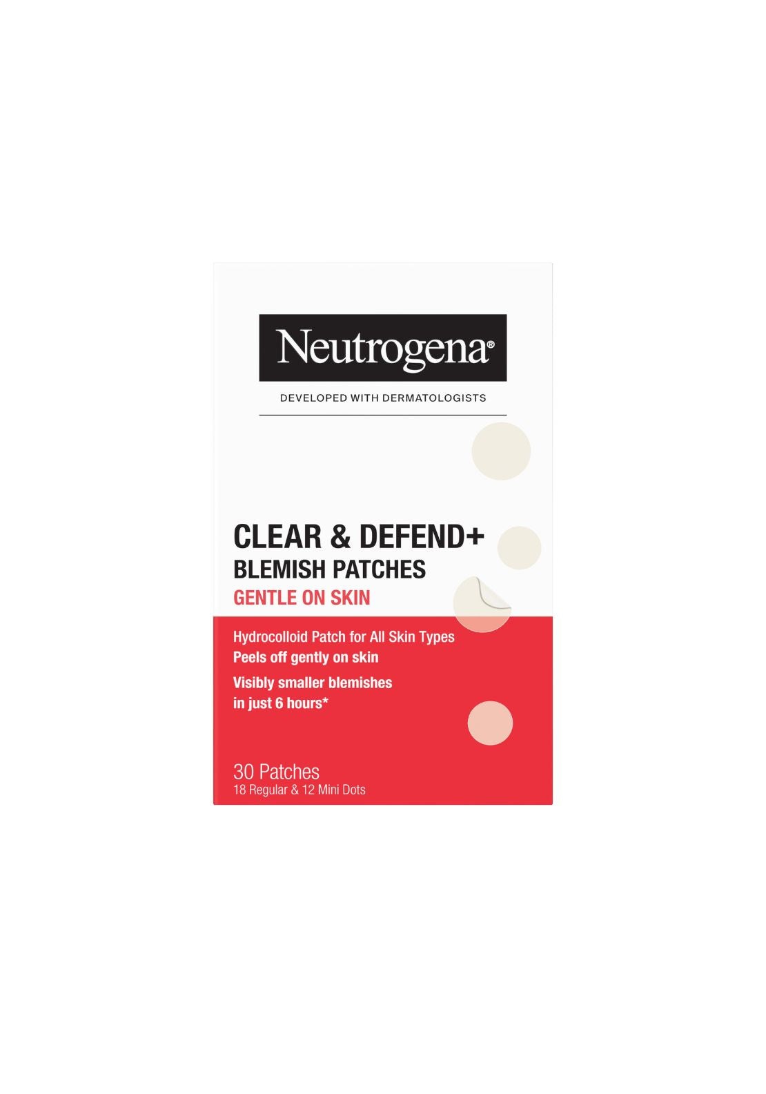 Neutrogena Clear &amp; Defend+ Blemish Patches - No Colour 1 Shaws Department Stores