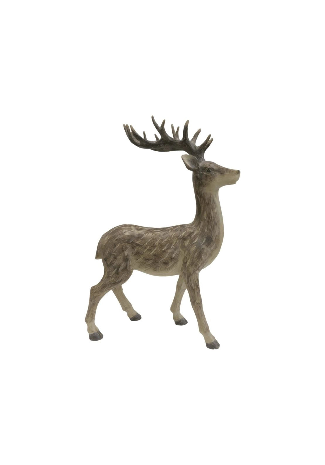Standing Stag Ornament - Beige