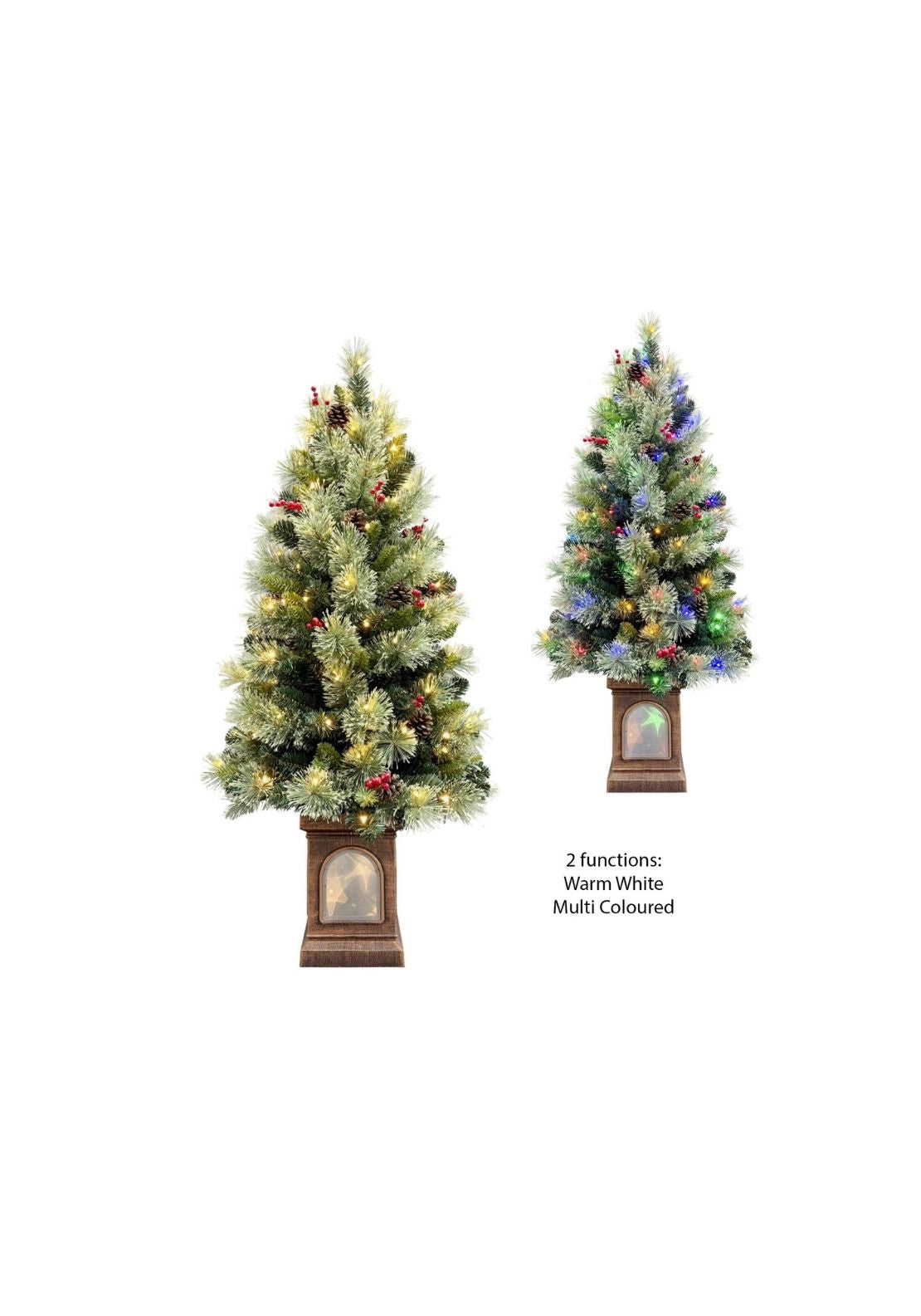 The Home Christmas Pre Lit Berry Tree - Multi 1 Shaws Department Stores