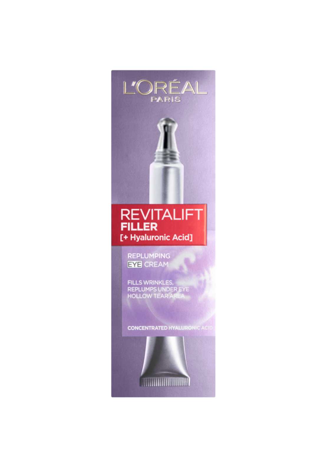 L’ Oréal Revitalift Filler + Hyaluronic Acid Anti-Ageing Eye Cream - 15ml 1 Shaws Department Stores