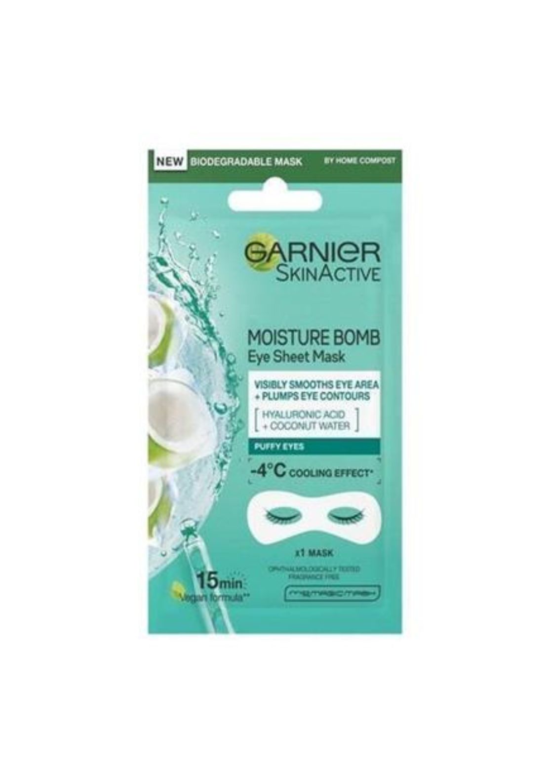 Garnier Eye Tissue Mask Coconut Water 1 Shaws Department Stores