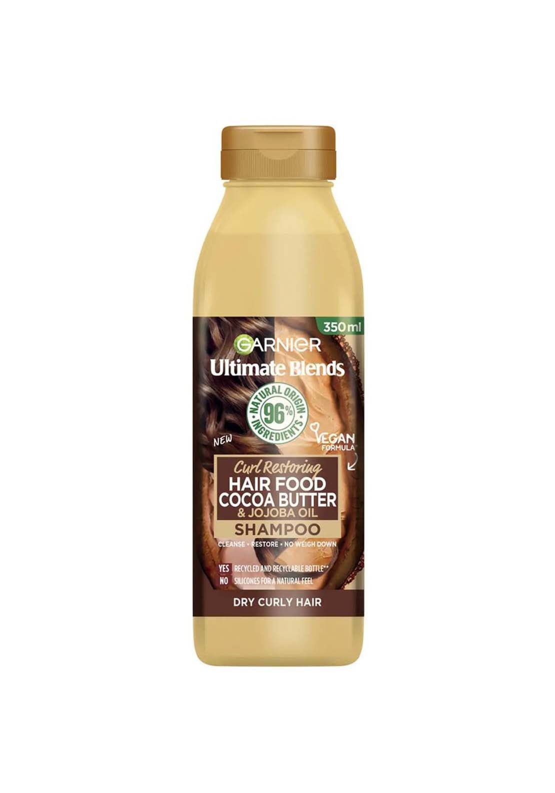 Garnier Ultimate Blends Curl Restoring Hair Food Cocoa Butter Shampoo 1 Shaws Department Stores