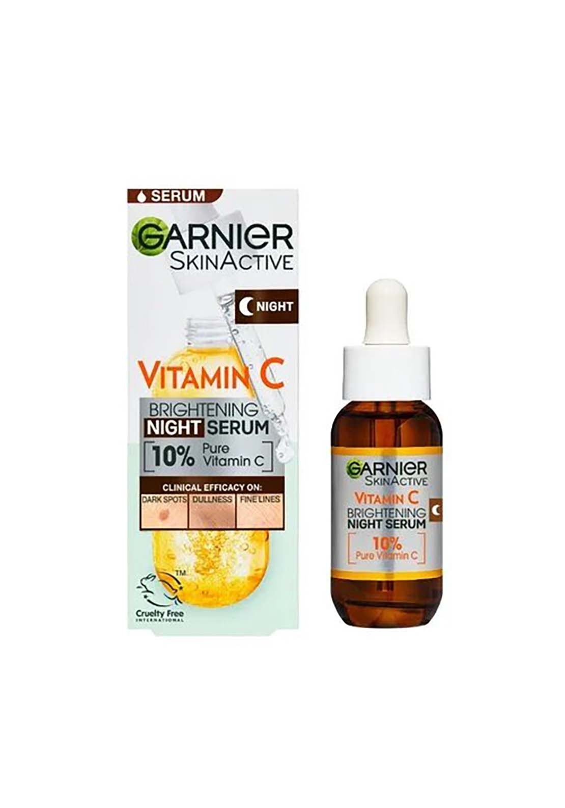 Garnier Vitamin C Brightening Night Serum 1 Shaws Department Stores