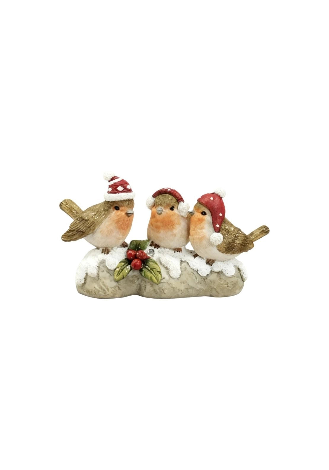 Trio Robins On A Log - Multi