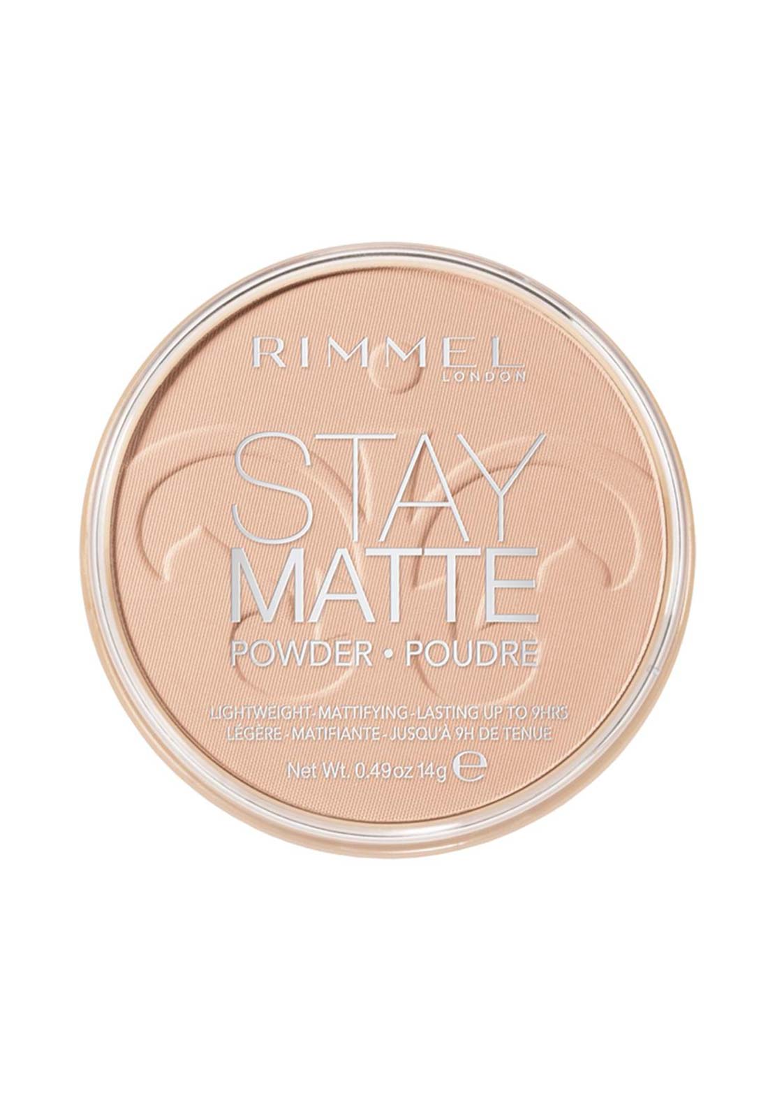 Rimmel Stay Matte Pressed Powder Peach Glow 1 Shaws Department Stores