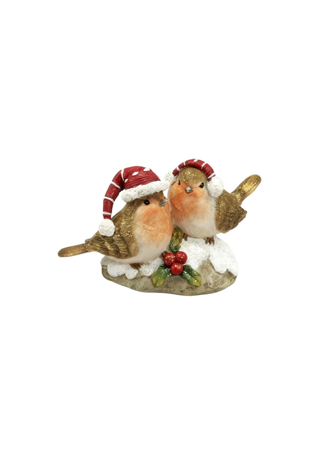 Robin Duo Ornament - Multi
