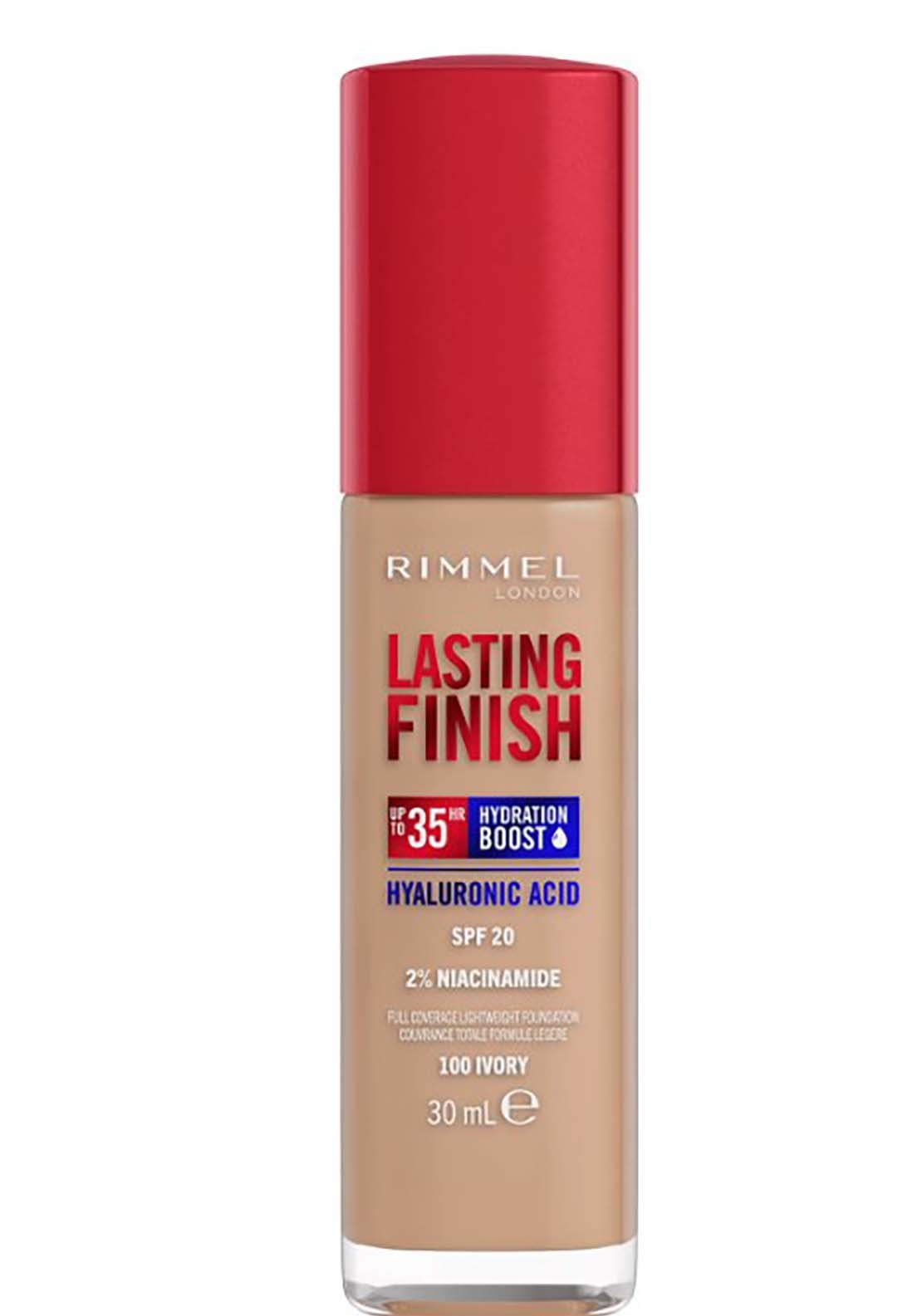Rimmel Lasting Finish 35Hr Foundation 30ml - Ivory 1 Shaws Department Stores