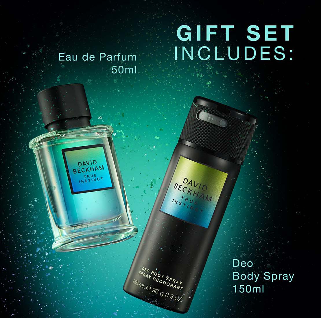 Beckham True Instinct Eau de Parfum Gift Set 2 Shaws Department Stores