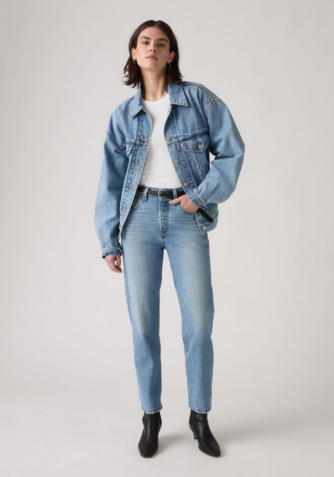 Levis 501 Crop Jeans - Fun Flare Lb 6 Shaws Department Stores
