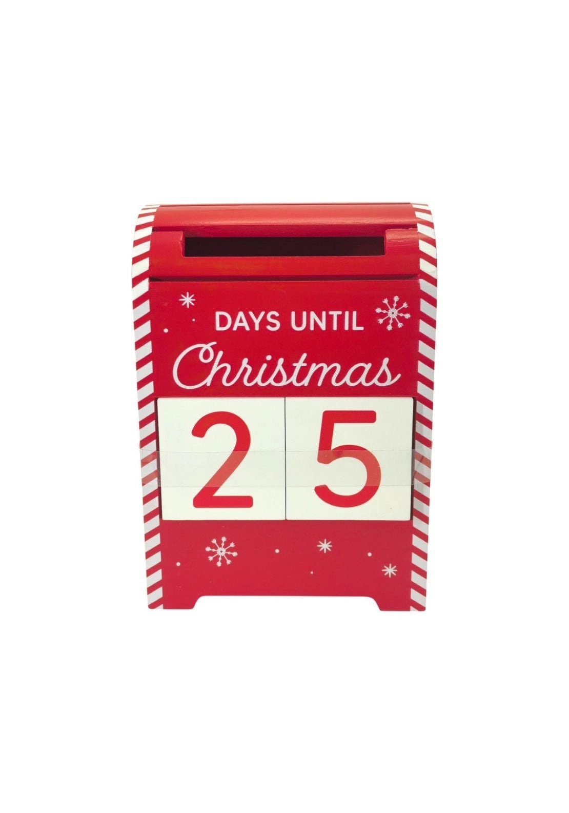 Christmas Countdown Cube - Red