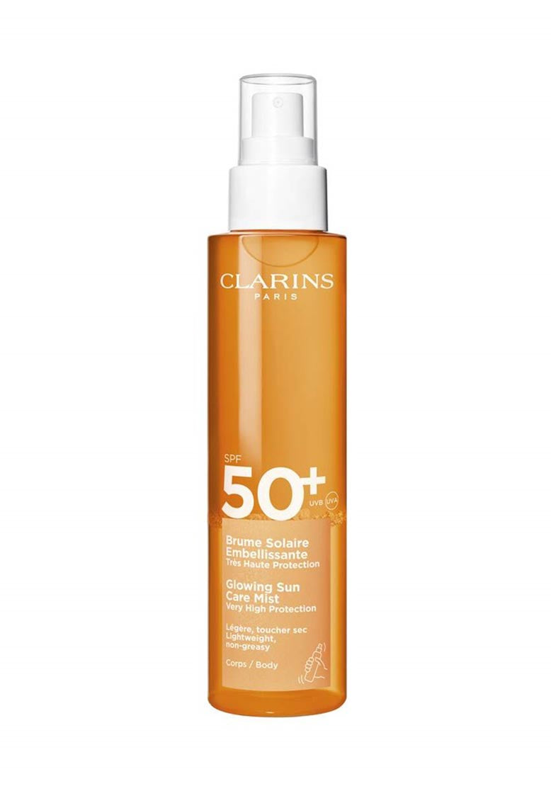 Clarins Clarins Glowing Sun Care Mist SPF50+ Body 1 Shaws Department Stores