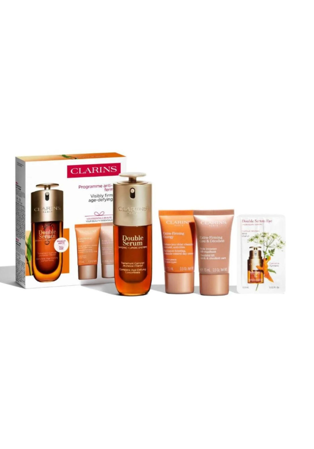 Clarins Double Serum &amp; Extra-Firming Gift Set 1 Shaws Department Stores