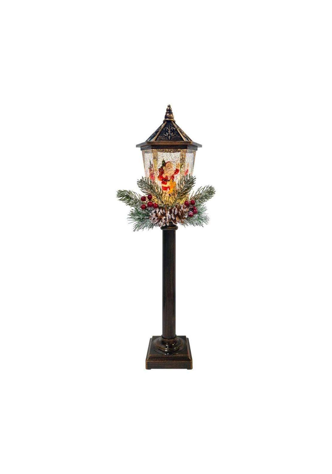 LED Santa Lantern - Multi