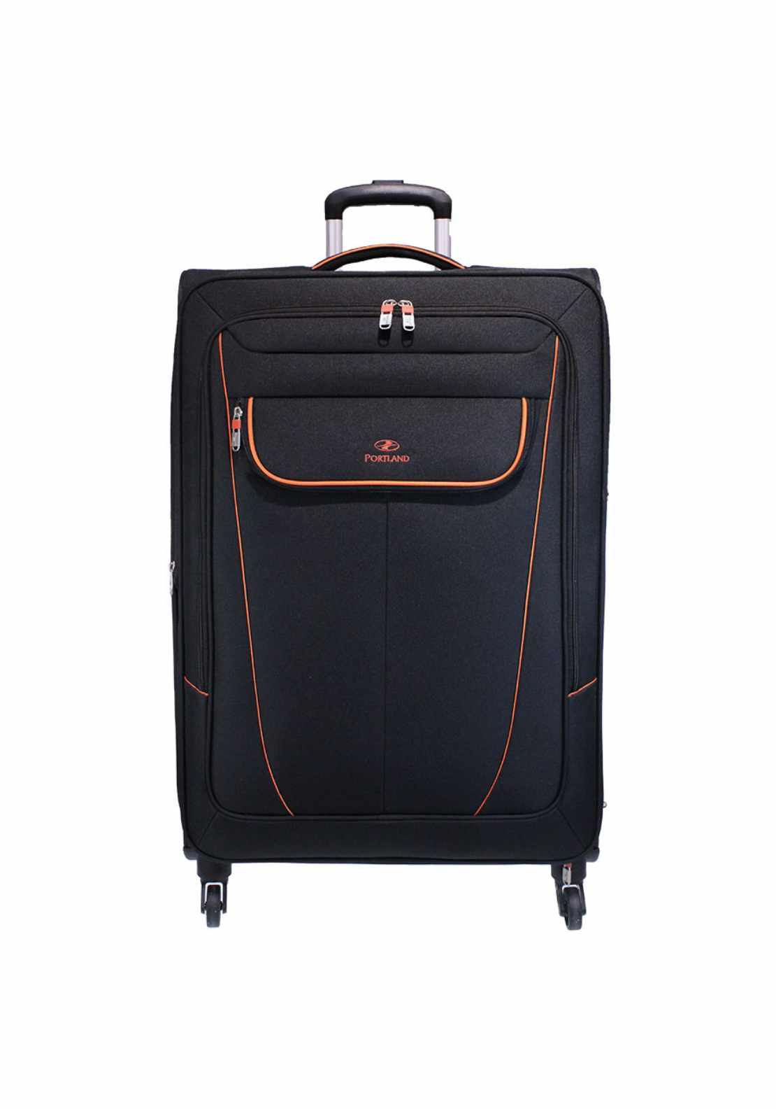 Portland Black Orlando Soft Shell Luggage - Black 1 Shaws Department Stores