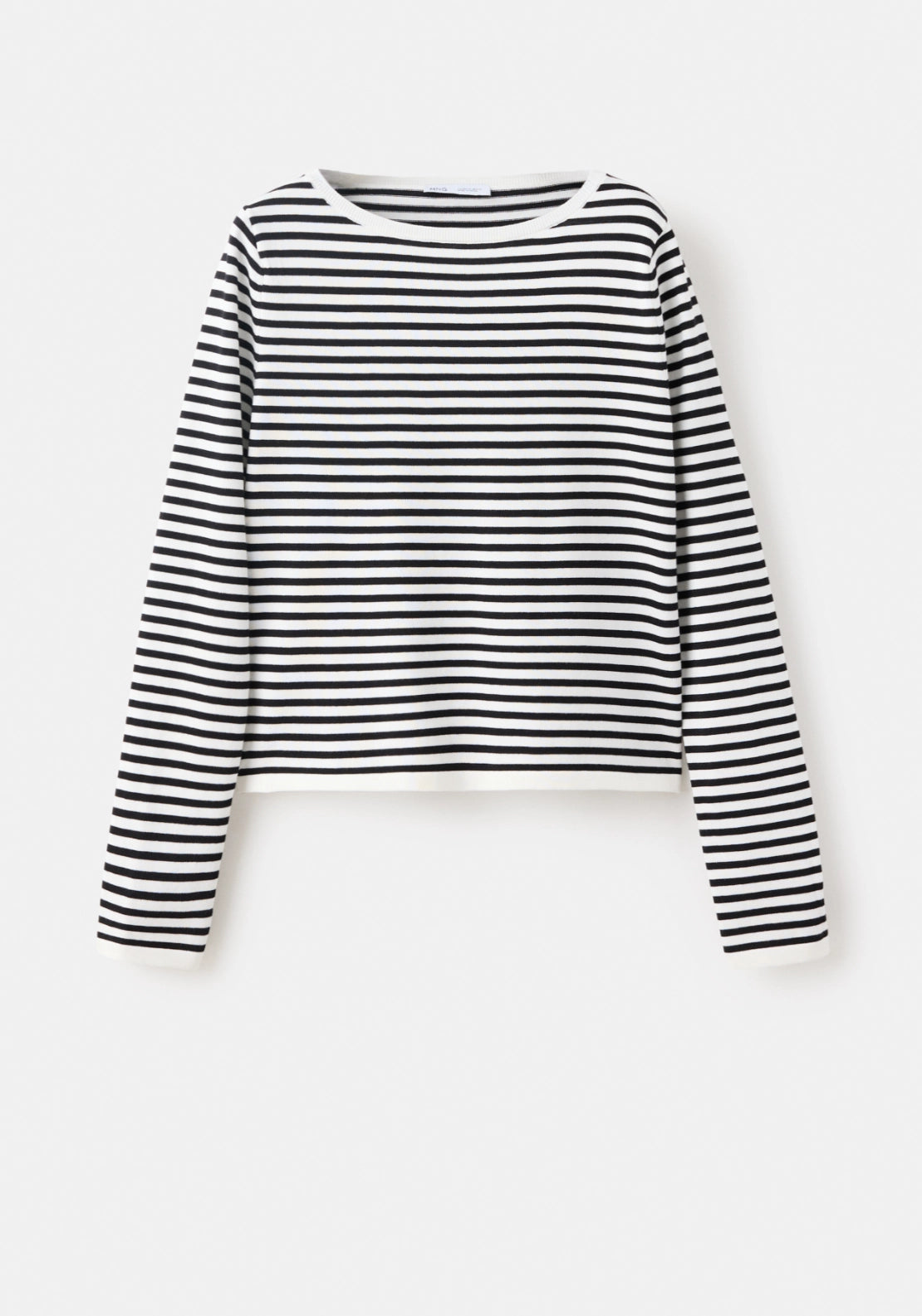 Knit Striped Sweater - Black &amp; White
