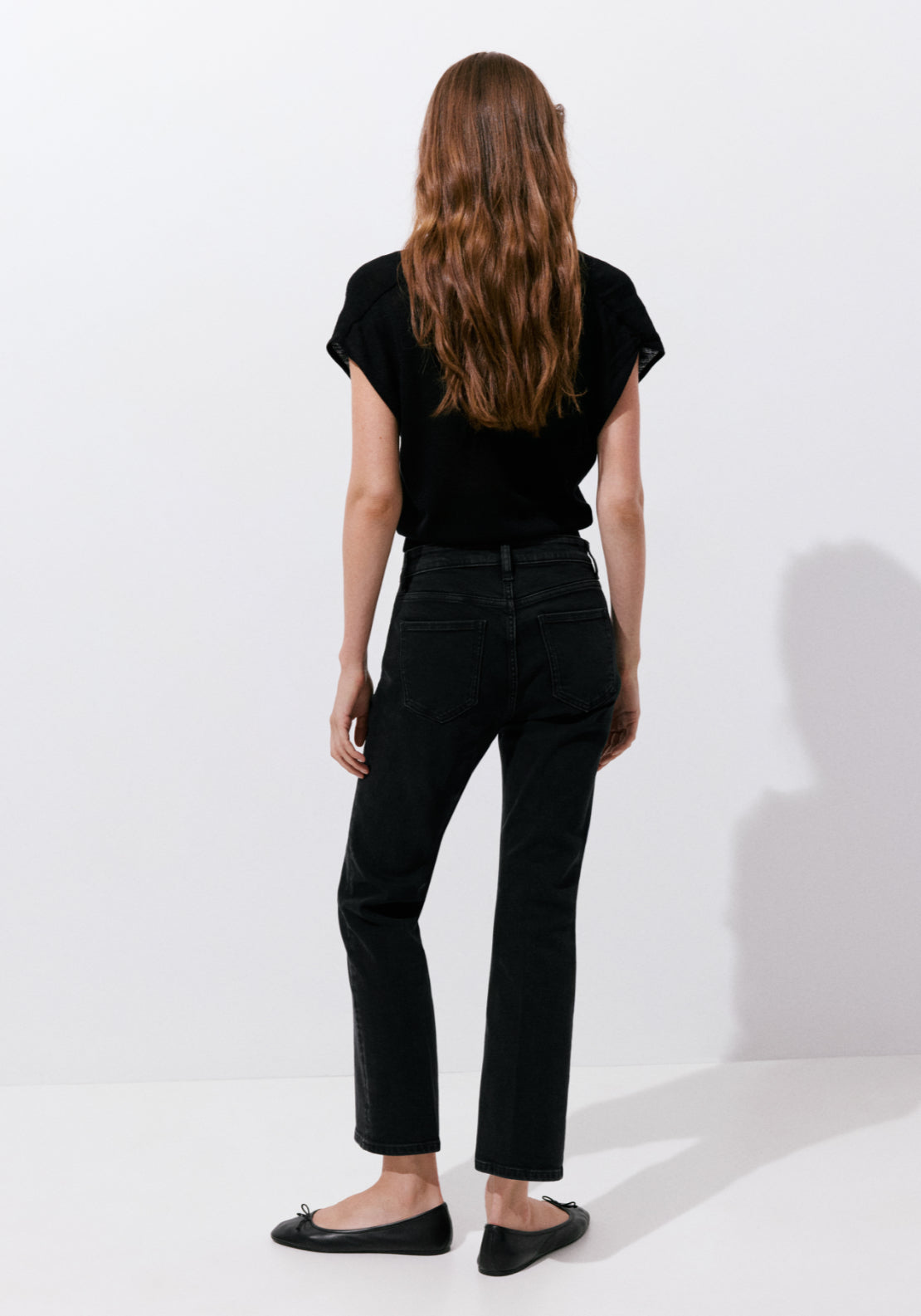 Sienna Flared Cropped Jeans - Denim Grey
