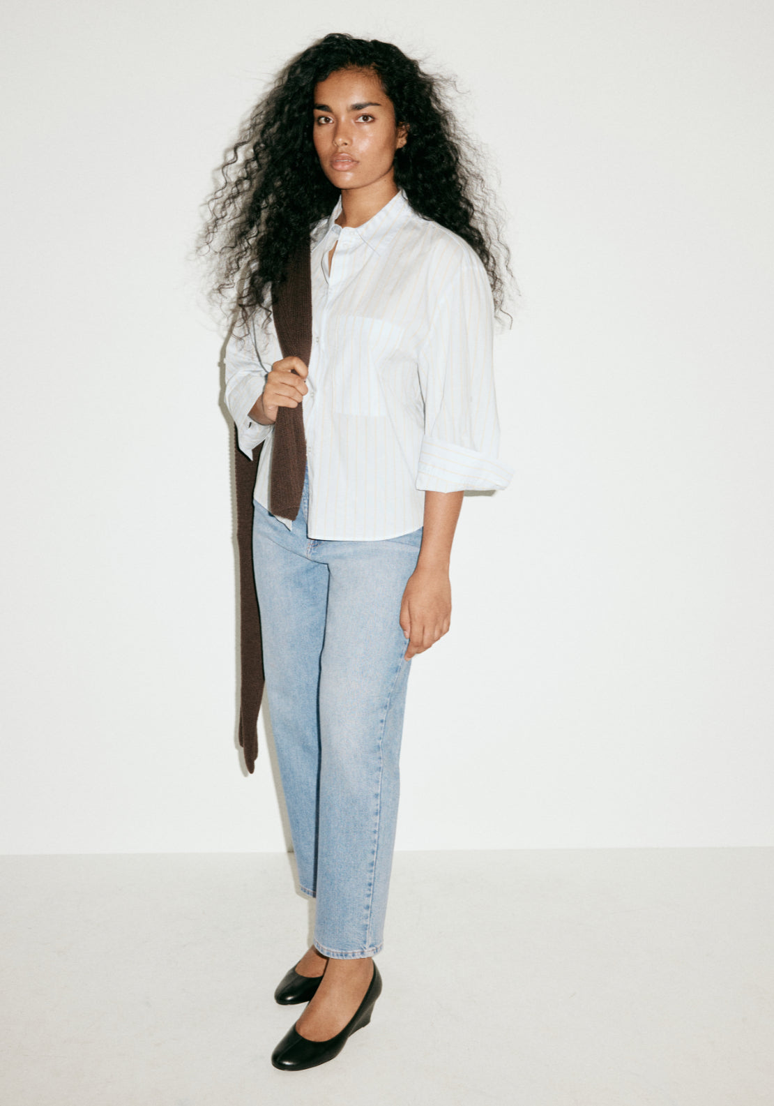 Newmom Comfort High Rise Crop Jeans - Denim Blue