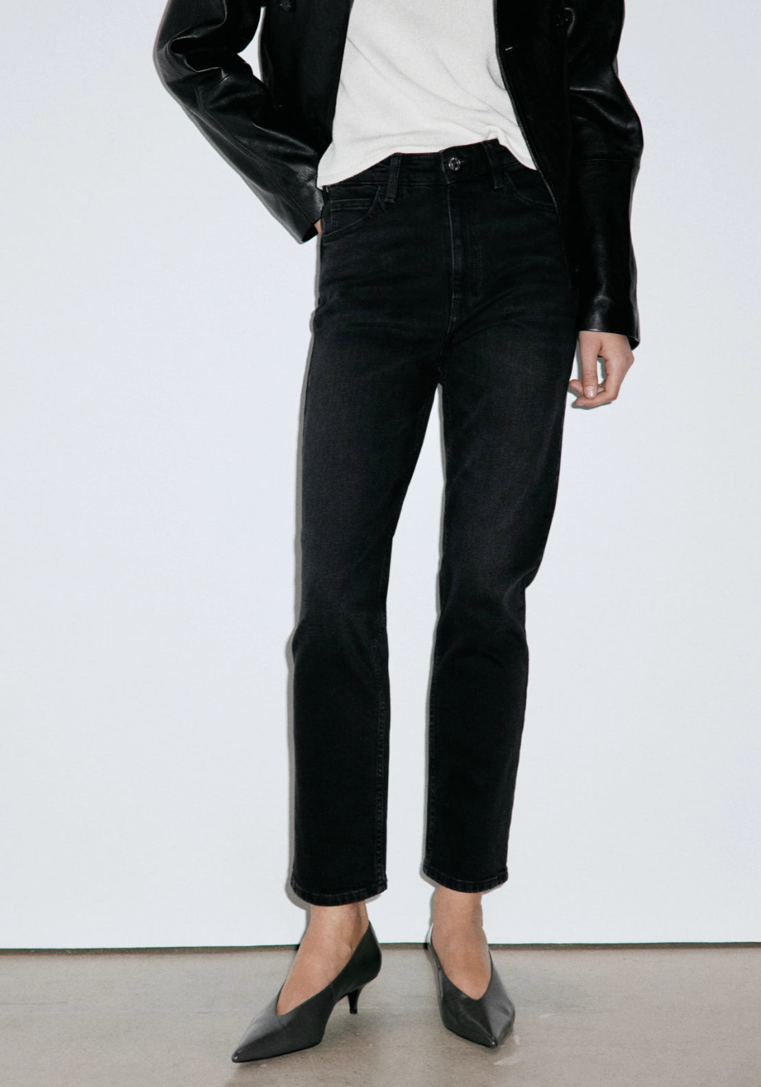 Newmom Comfort High Rise Jeans - Denim Grey