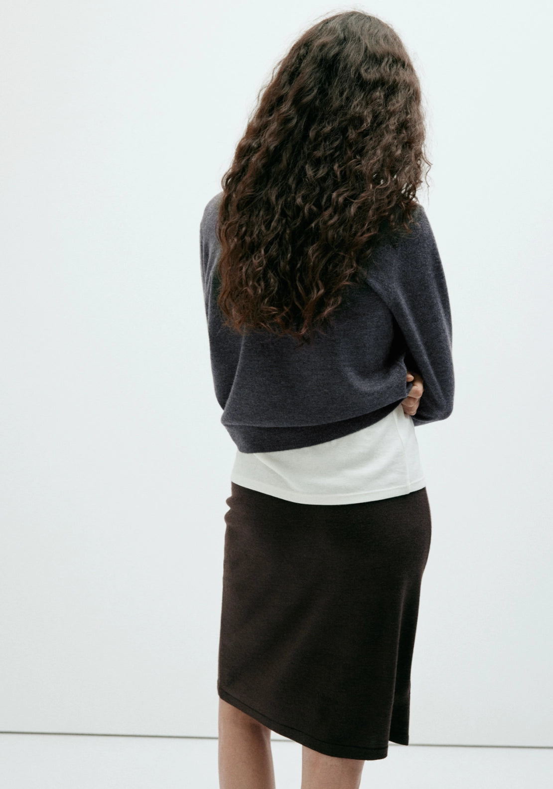 Argyle Knit Sweater - Grey