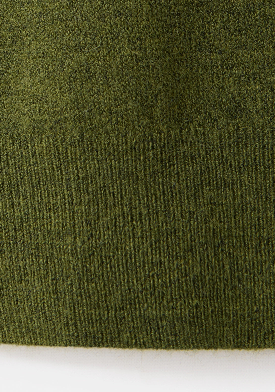 Short Sleeved Knitted Sweater - Green