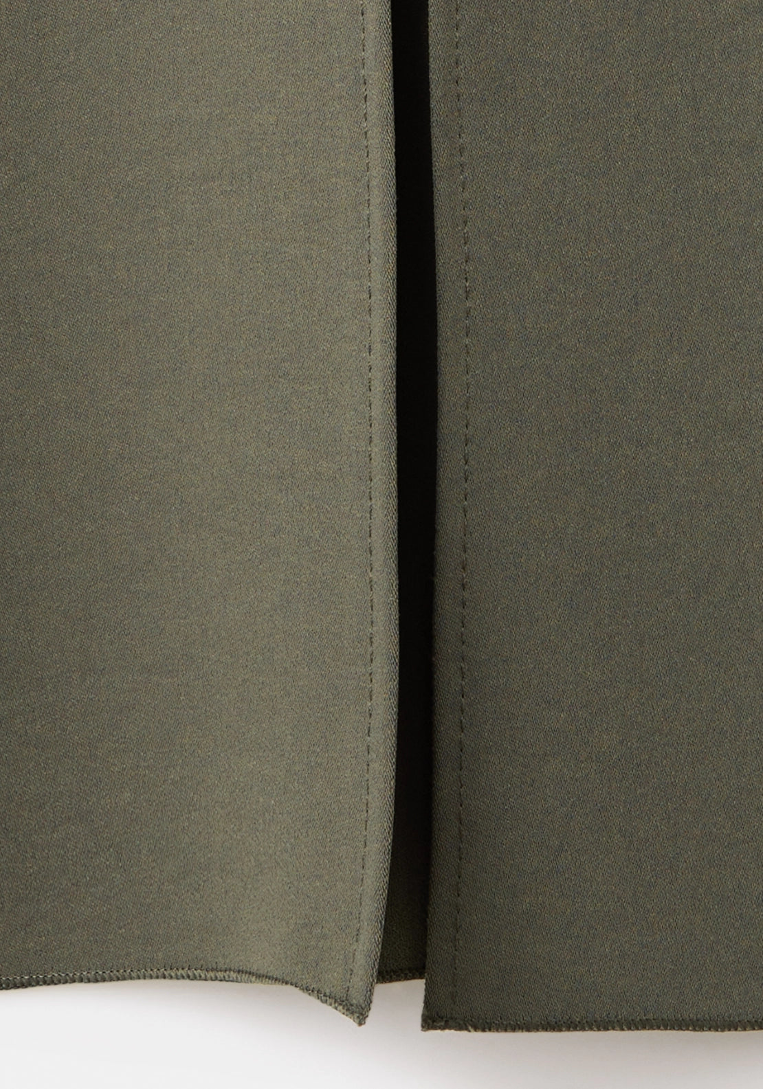 High Neck Belted Dress - Brown