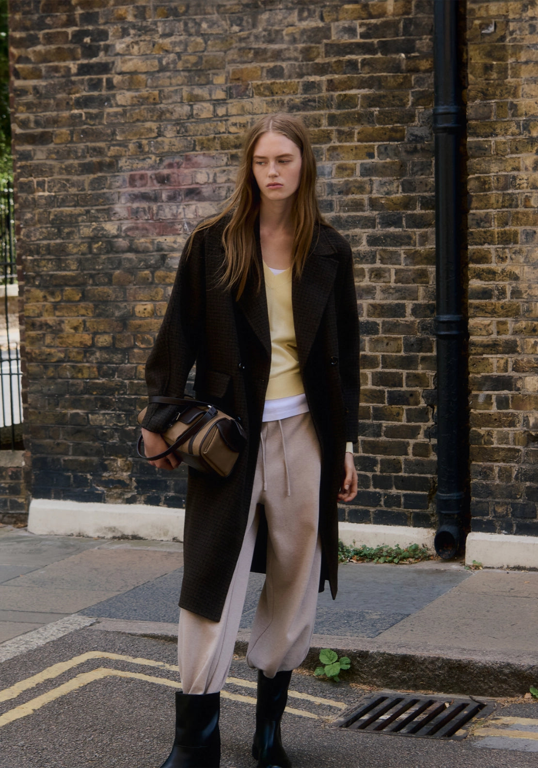 Handmade Wool Coat - Brown