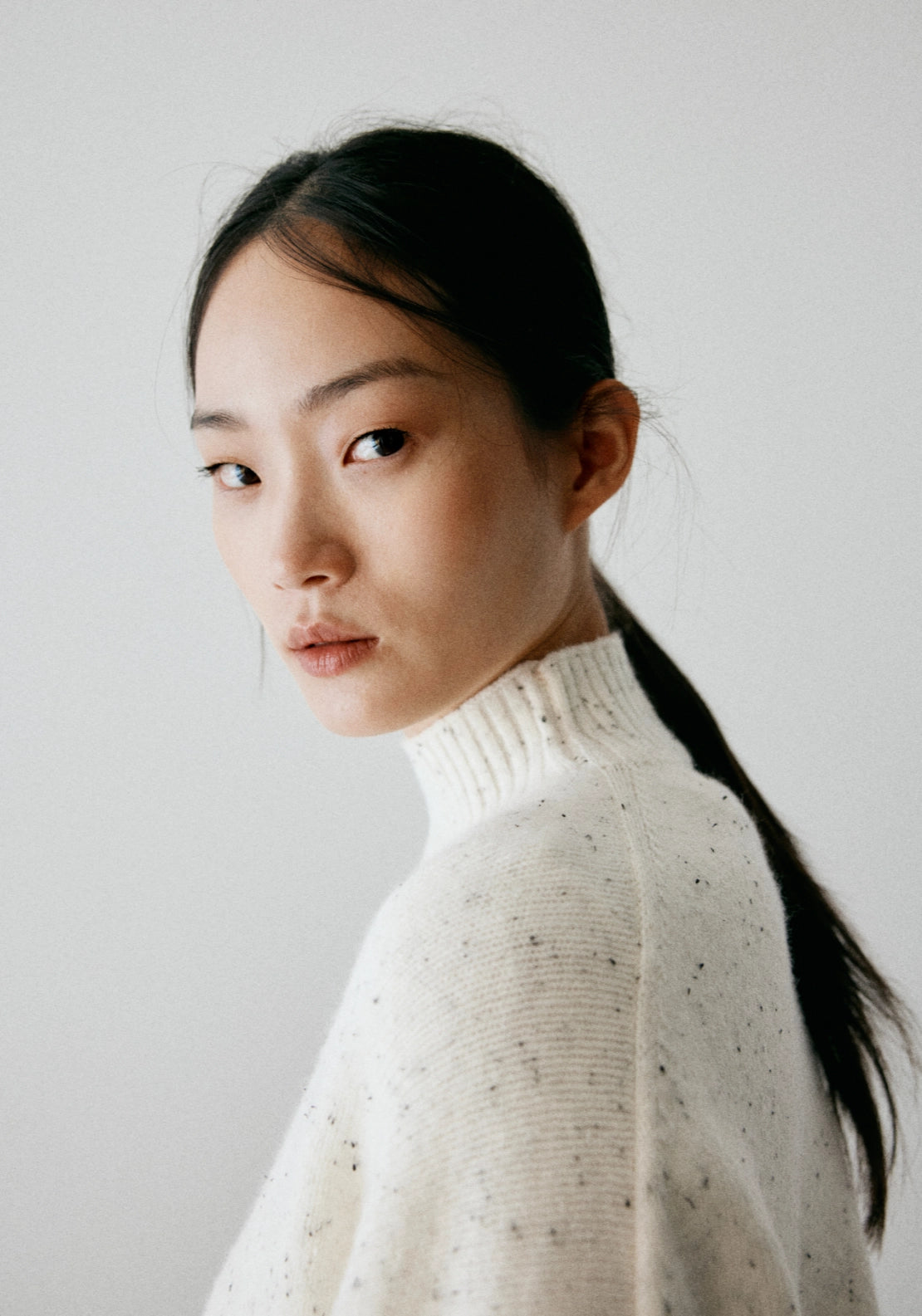 Turtleneck Sweater - Cream