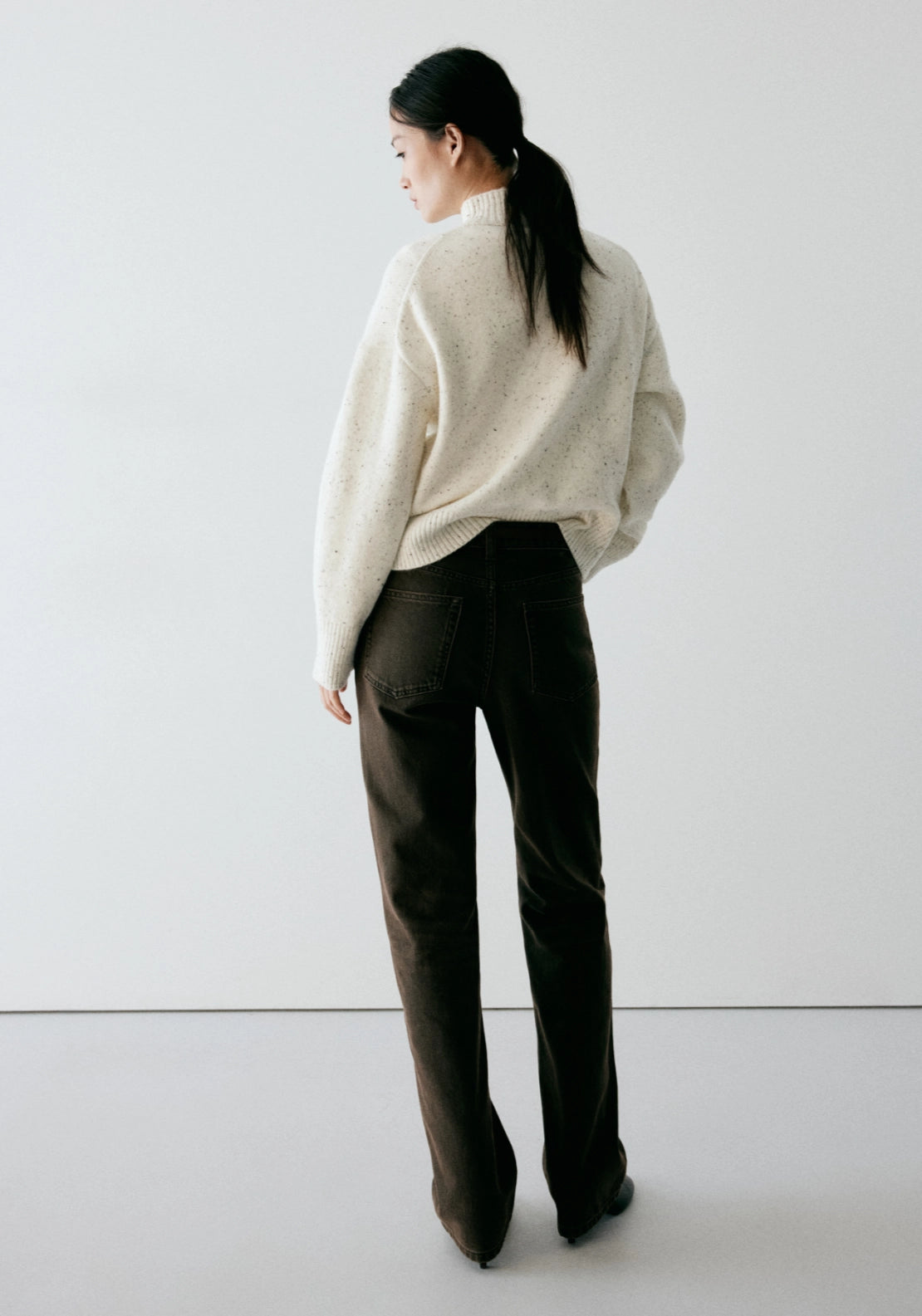 Turtleneck Sweater - Cream
