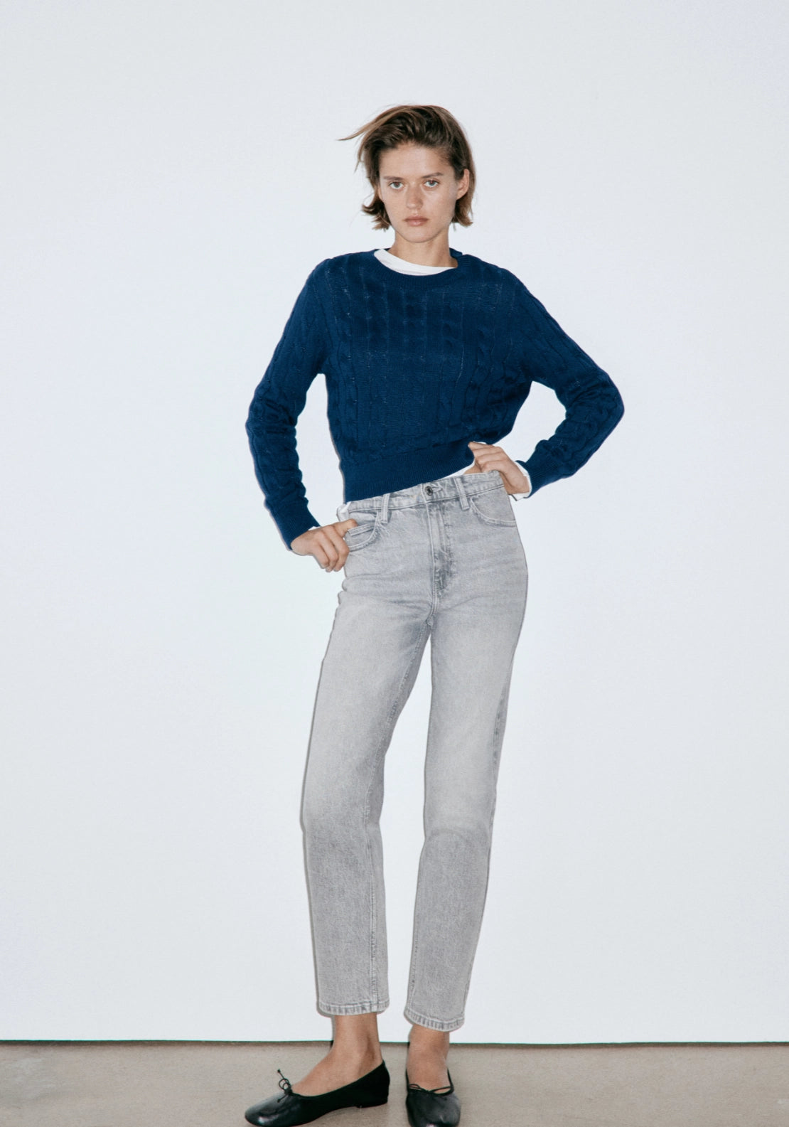 Newmom Comfort High Rise Jeans - Denim Grey