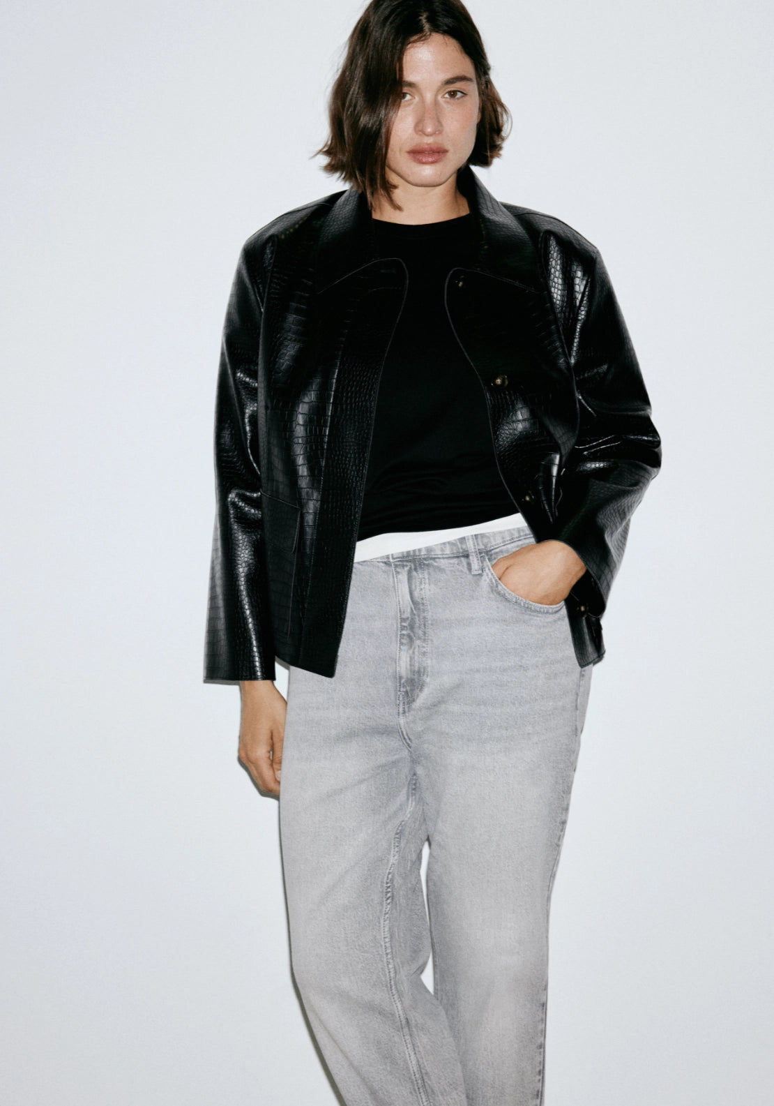Newmom Comfort High Rise Jeans - Denim Grey