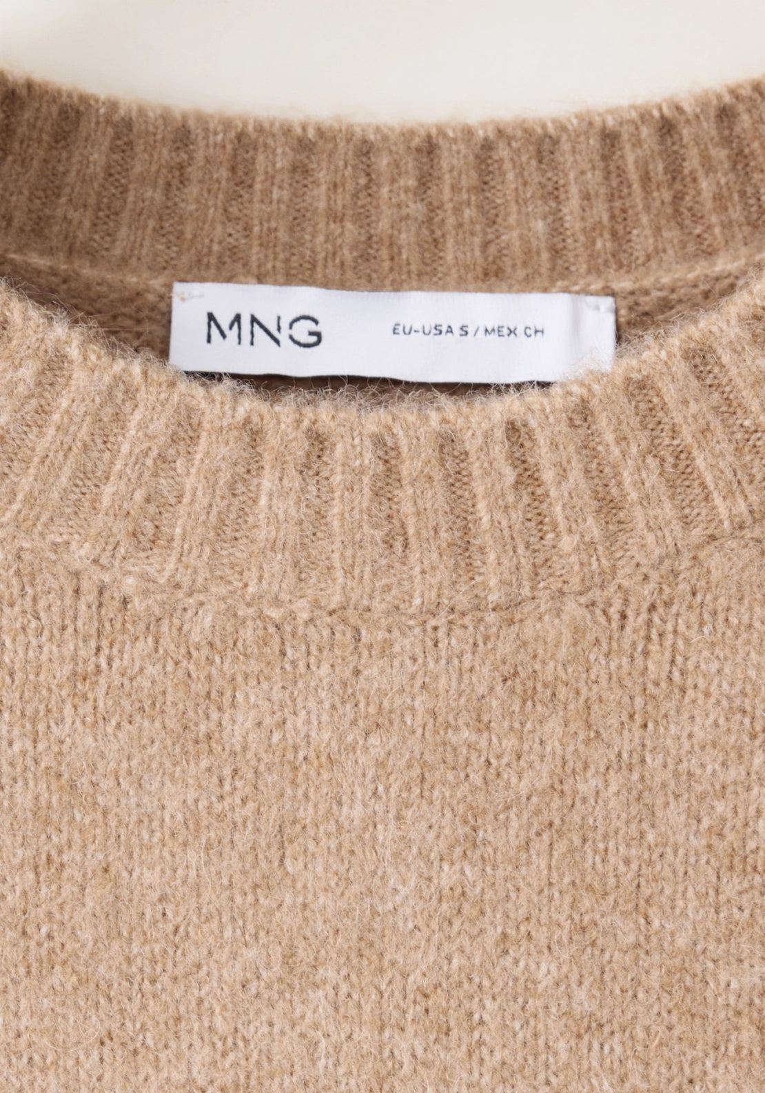 Pattern Sweater With Crew Neck - Brown