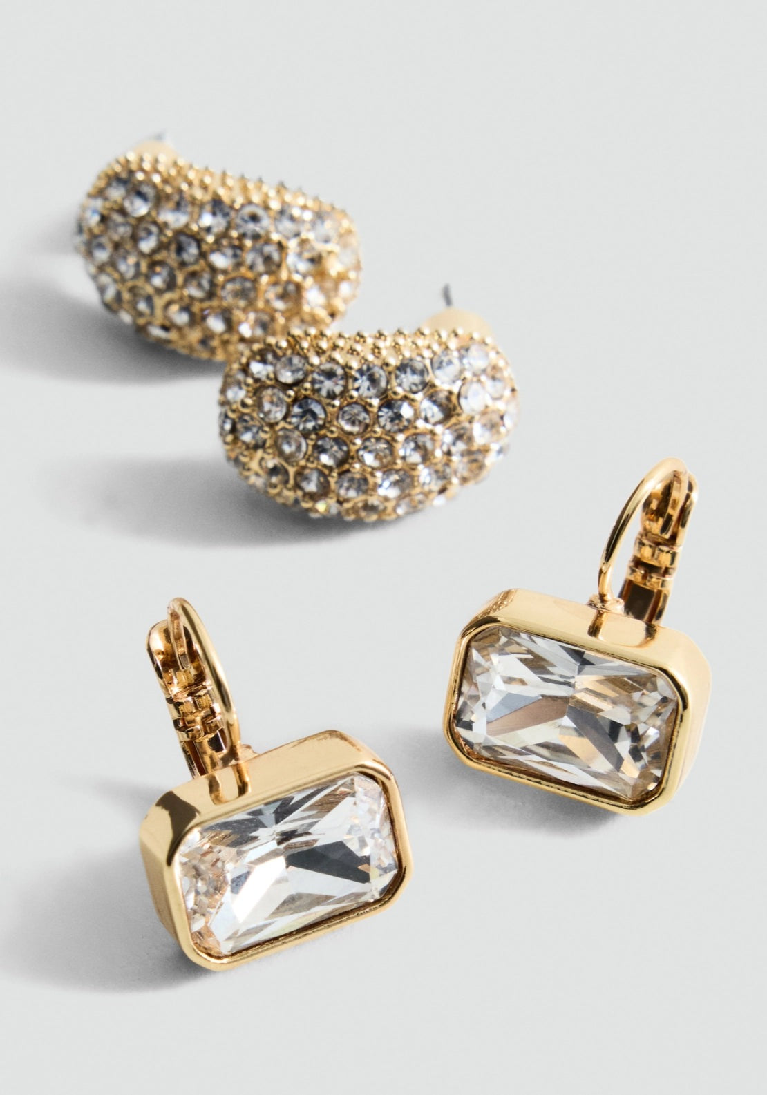 Earrings Shiny Gold - Gold