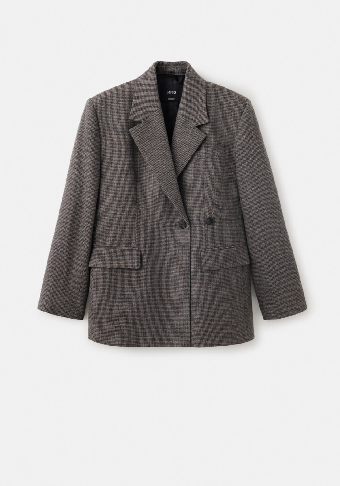 Double Breasted Blazer - Brown