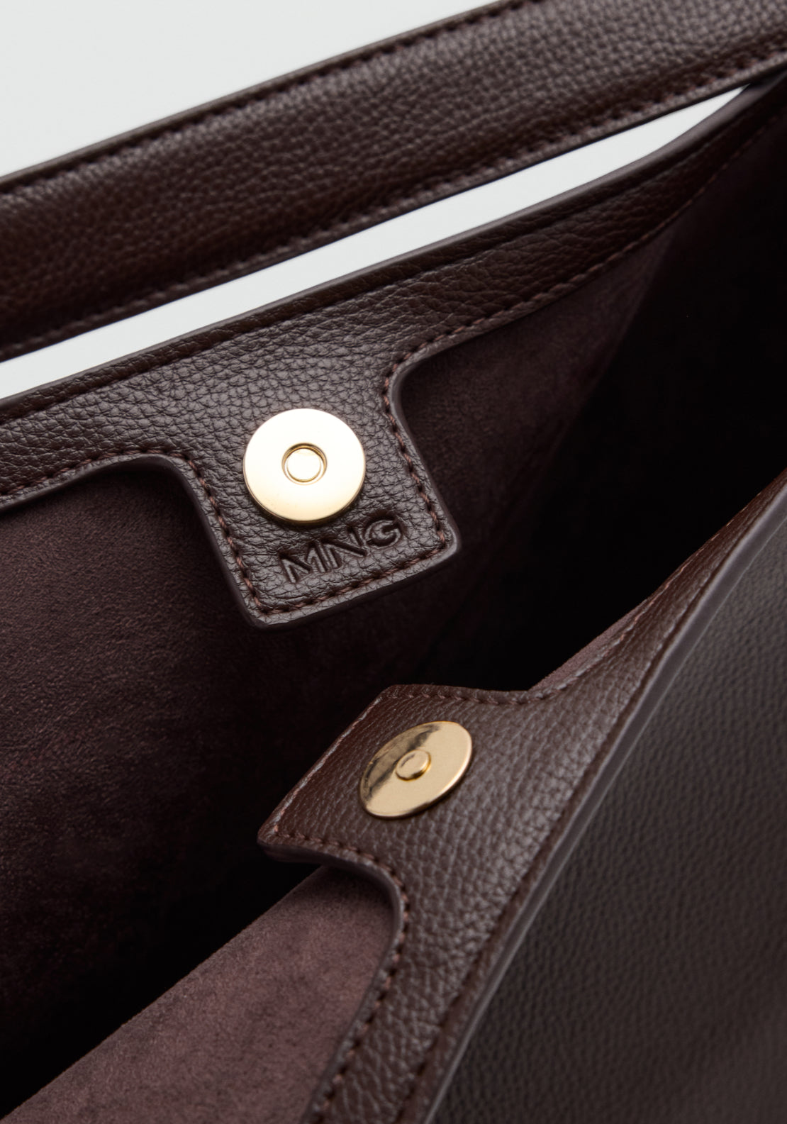 Bucket Bag With Buckle - Brown