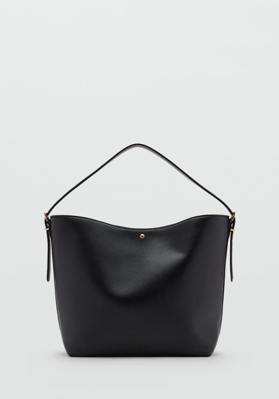 Bucket Bag With Buckle - Black