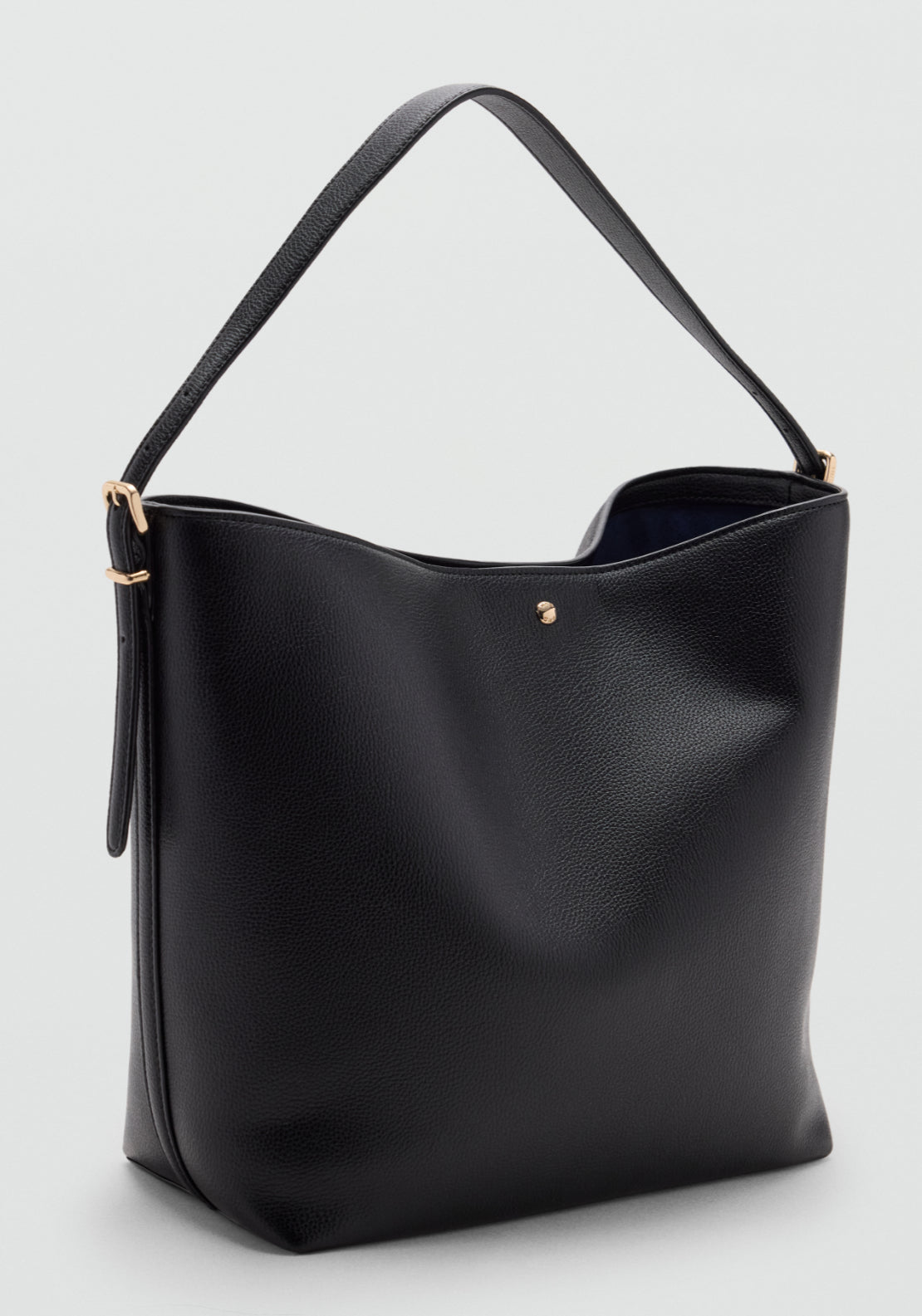 Bucket Bag With Buckle - Black