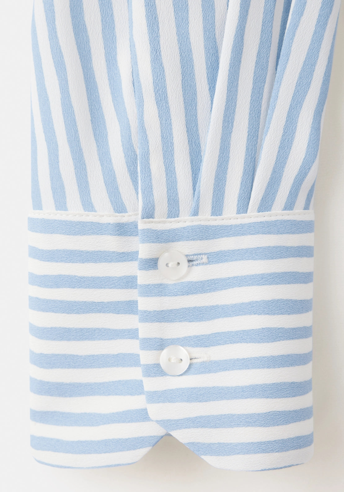 Printed Straight Shirt - Blue
