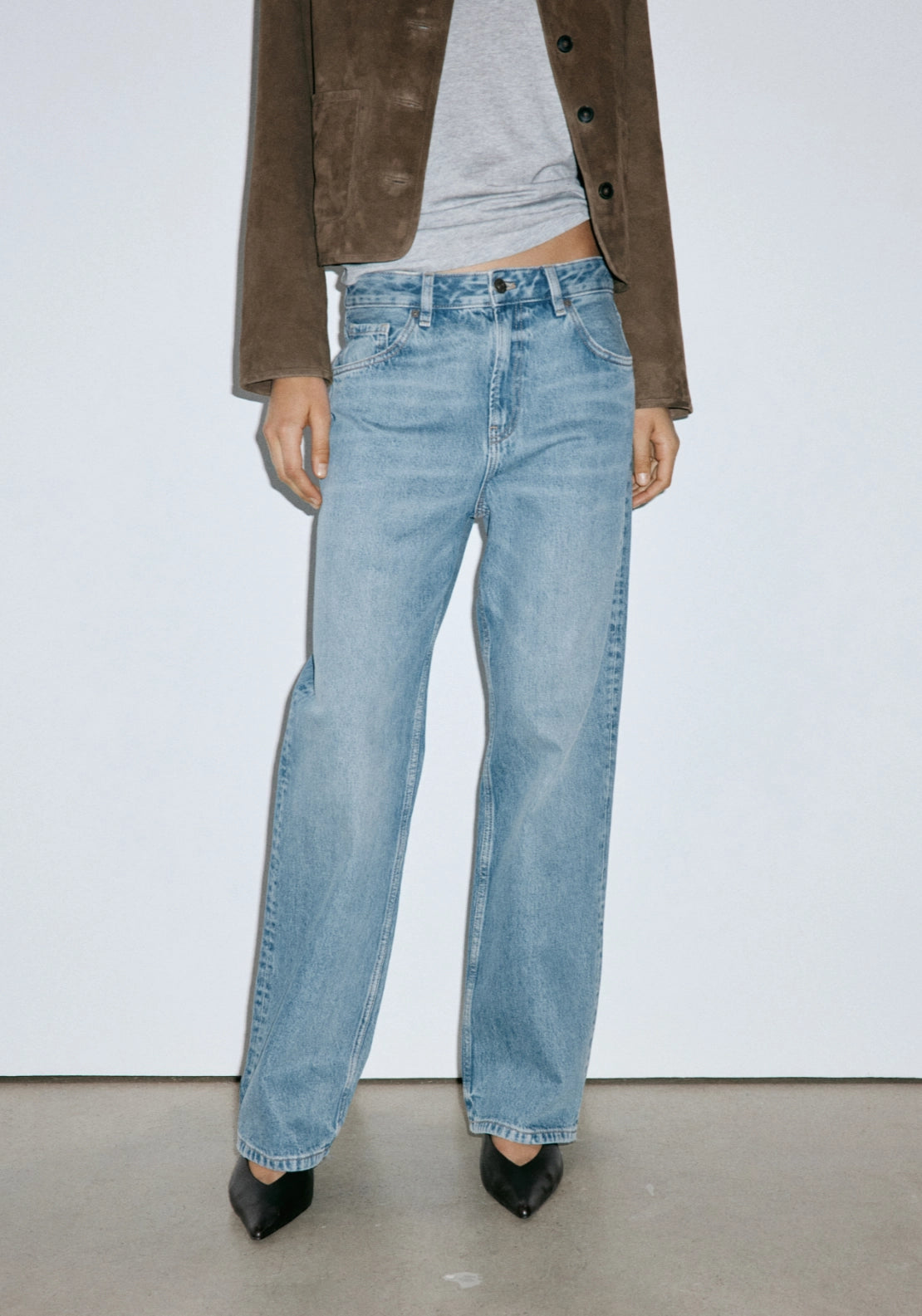 Miami Medium Rise Straight Fit Jeans - Denim Blue