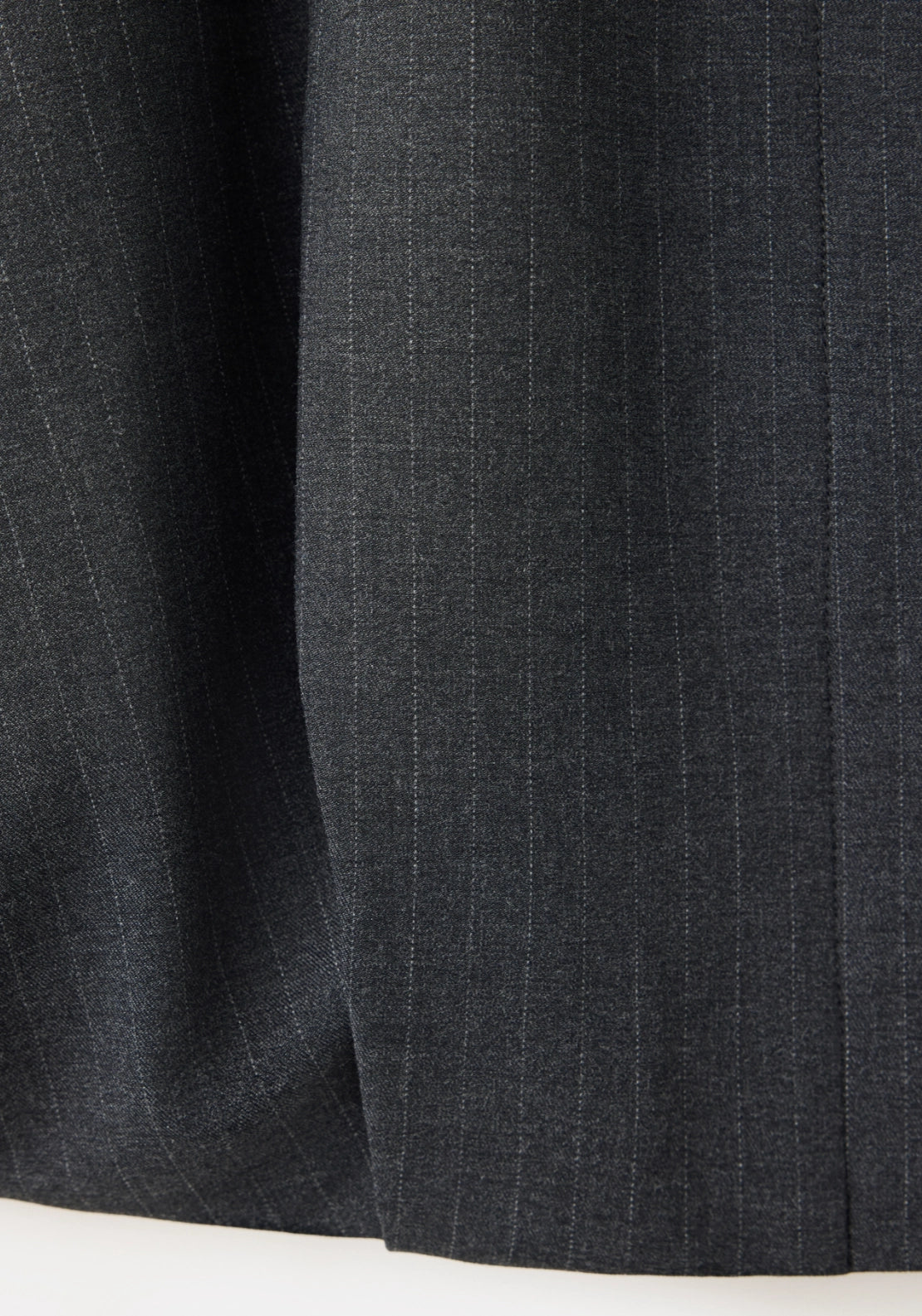 Pinstripe Bomber Jacket - Grey