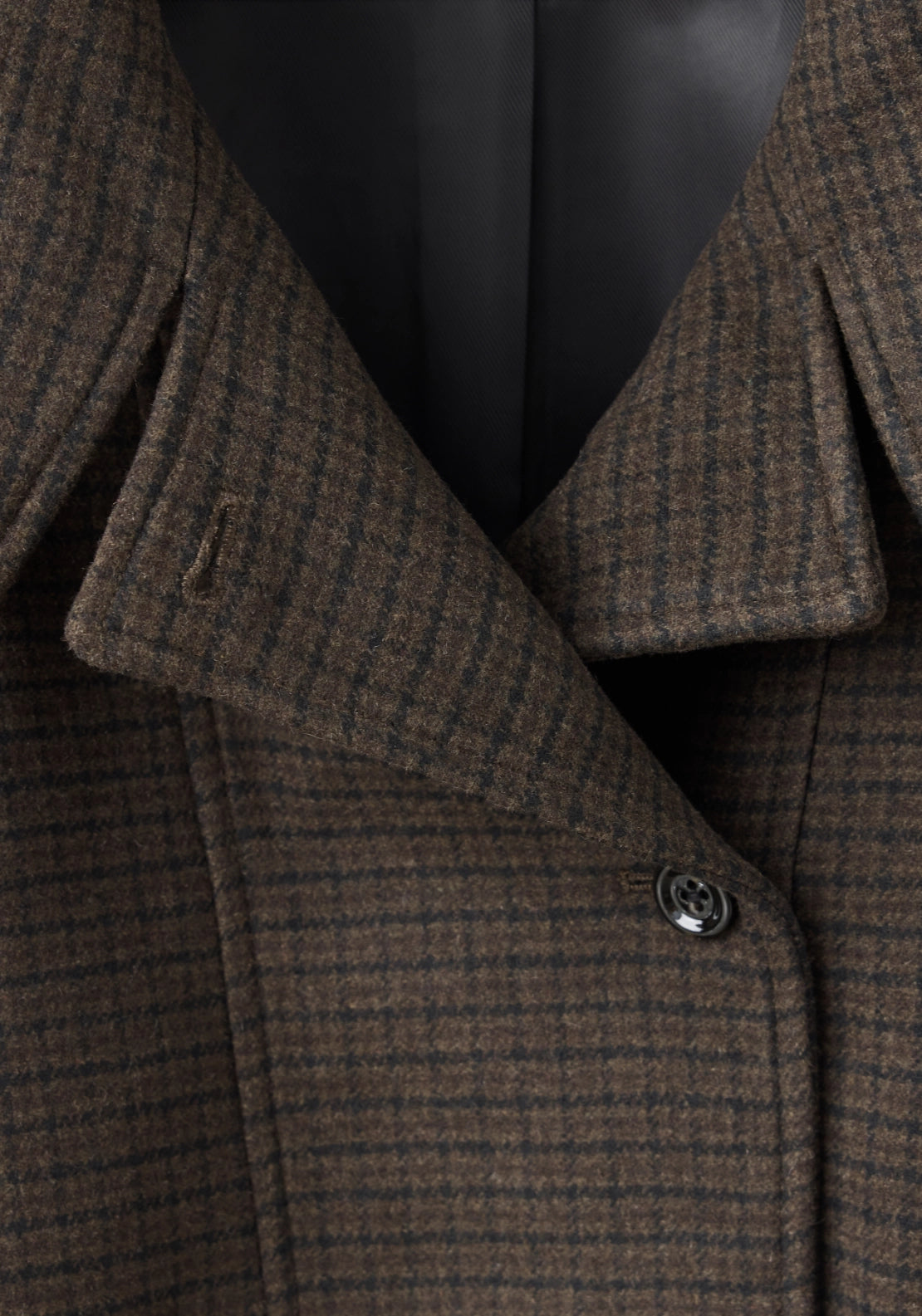 Check Bomber Jacket - Brown