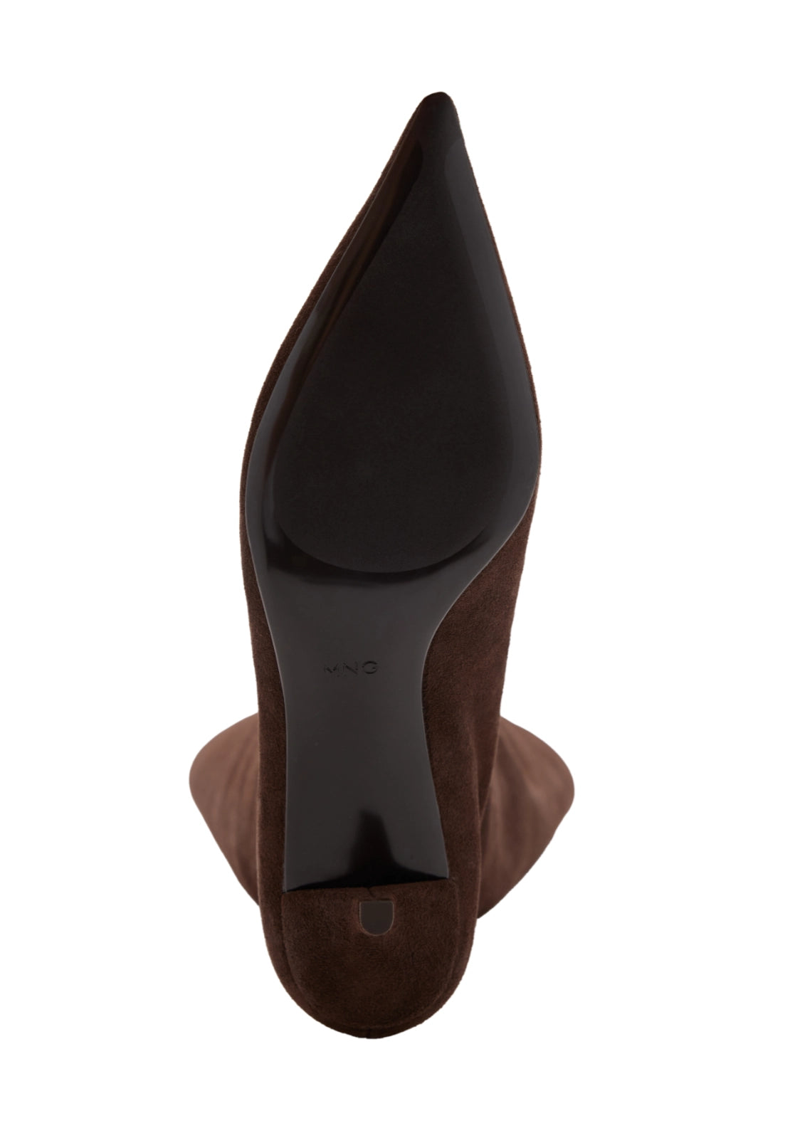 Suede Knee High Boots - Brown