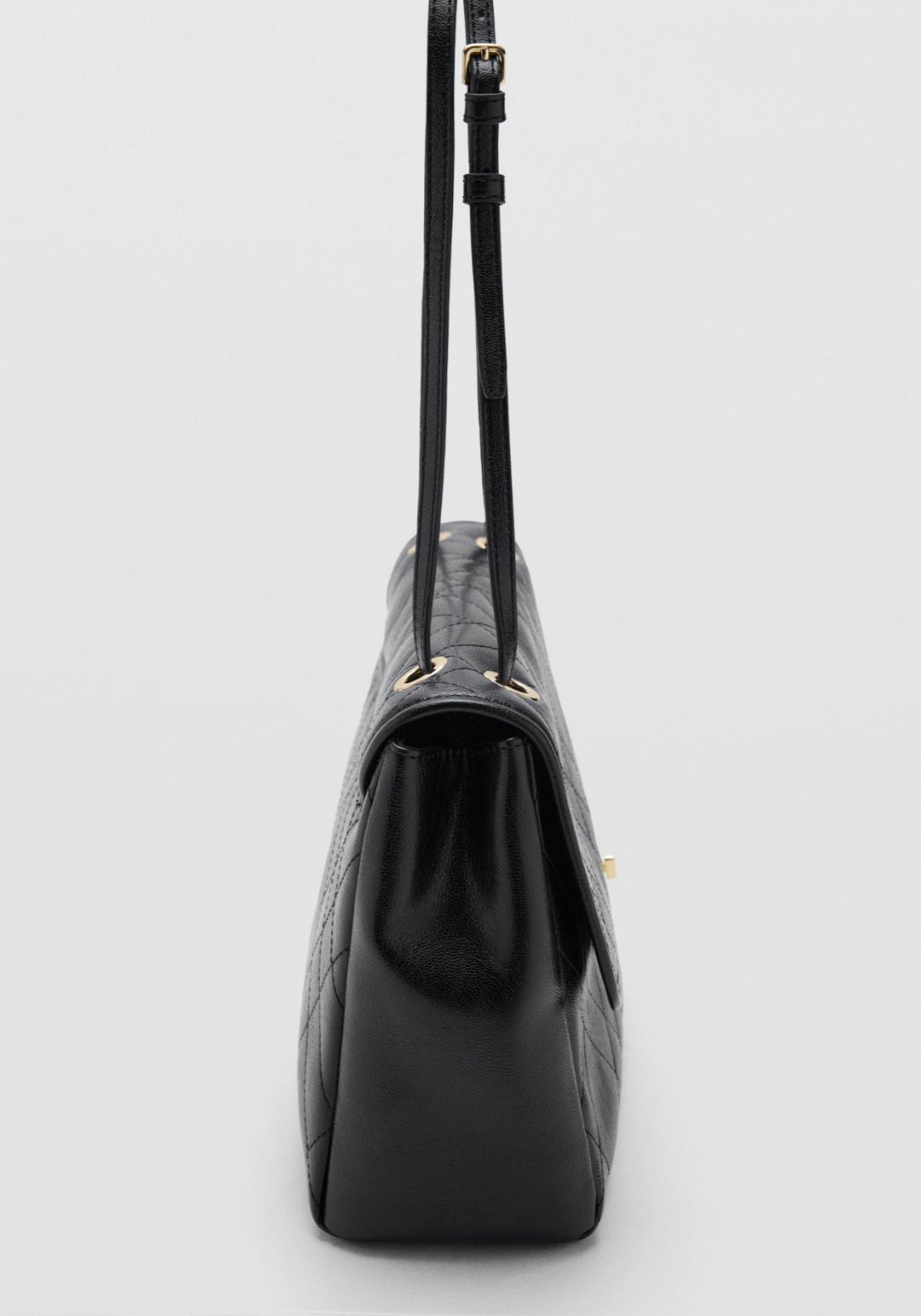 Charlie  Beige Shoulder Bag - Black