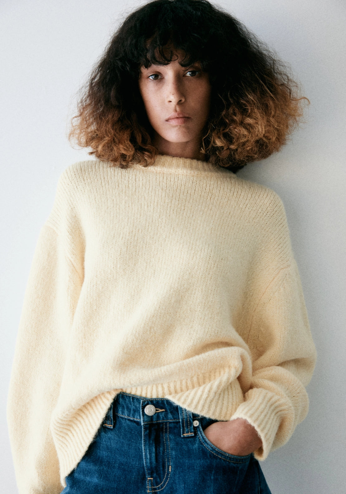 Sweater Crew Neck - Yellow