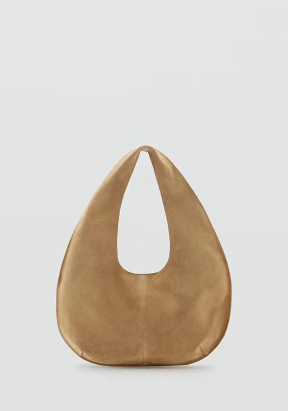 Small Suede Bag - Brown