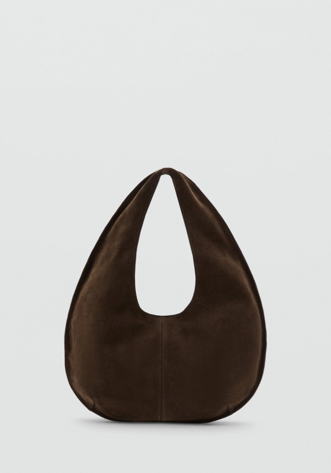 Small Suede Bag - Brown