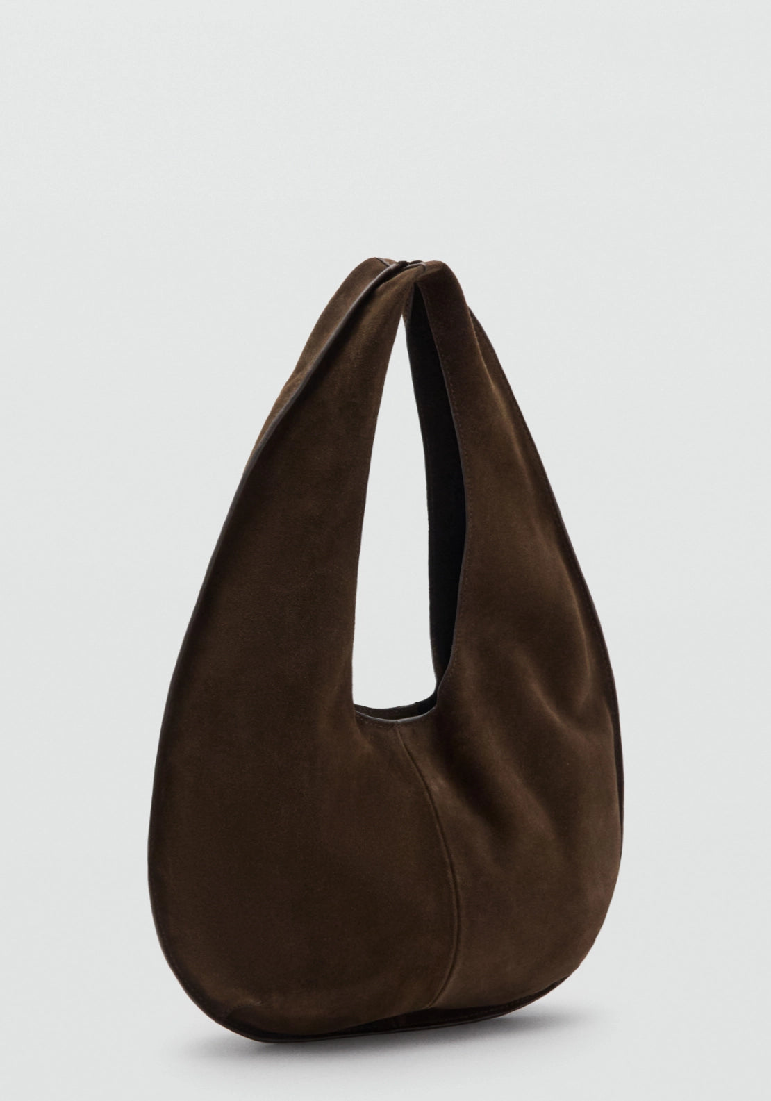 Small Suede Bag - Brown
