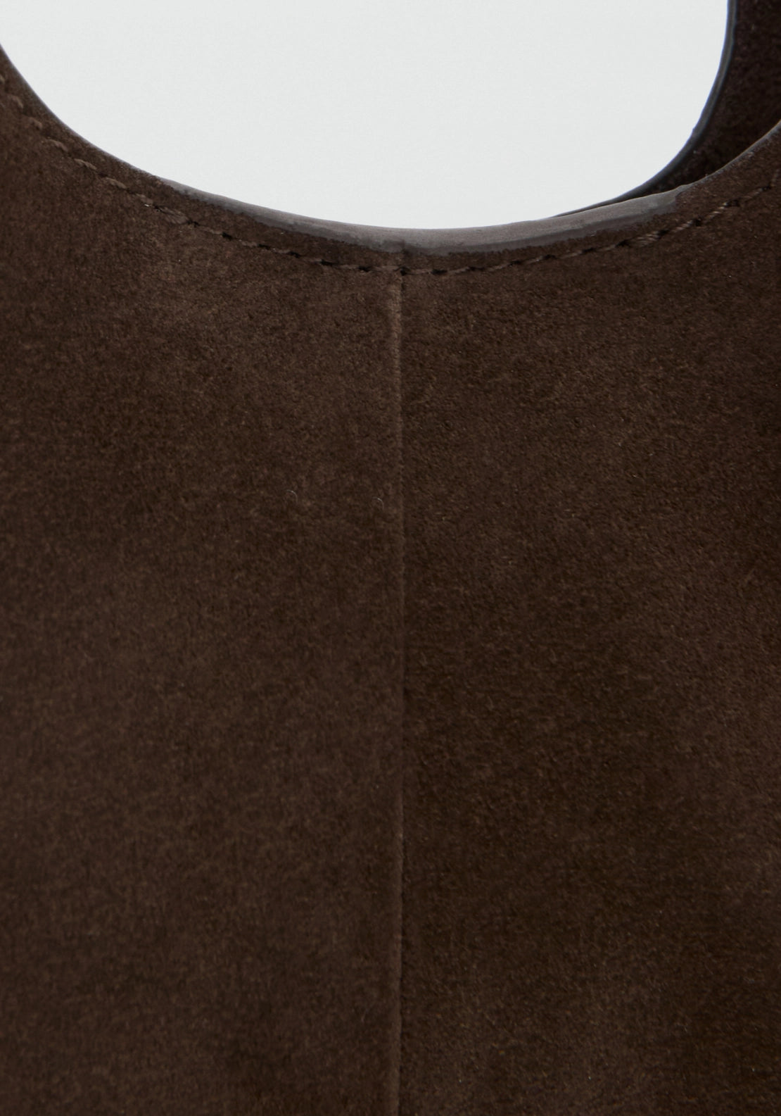 Small Suede Bag - Brown